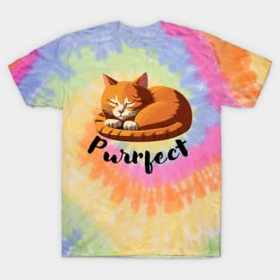 Purrfect Orange Cat T-Shirt